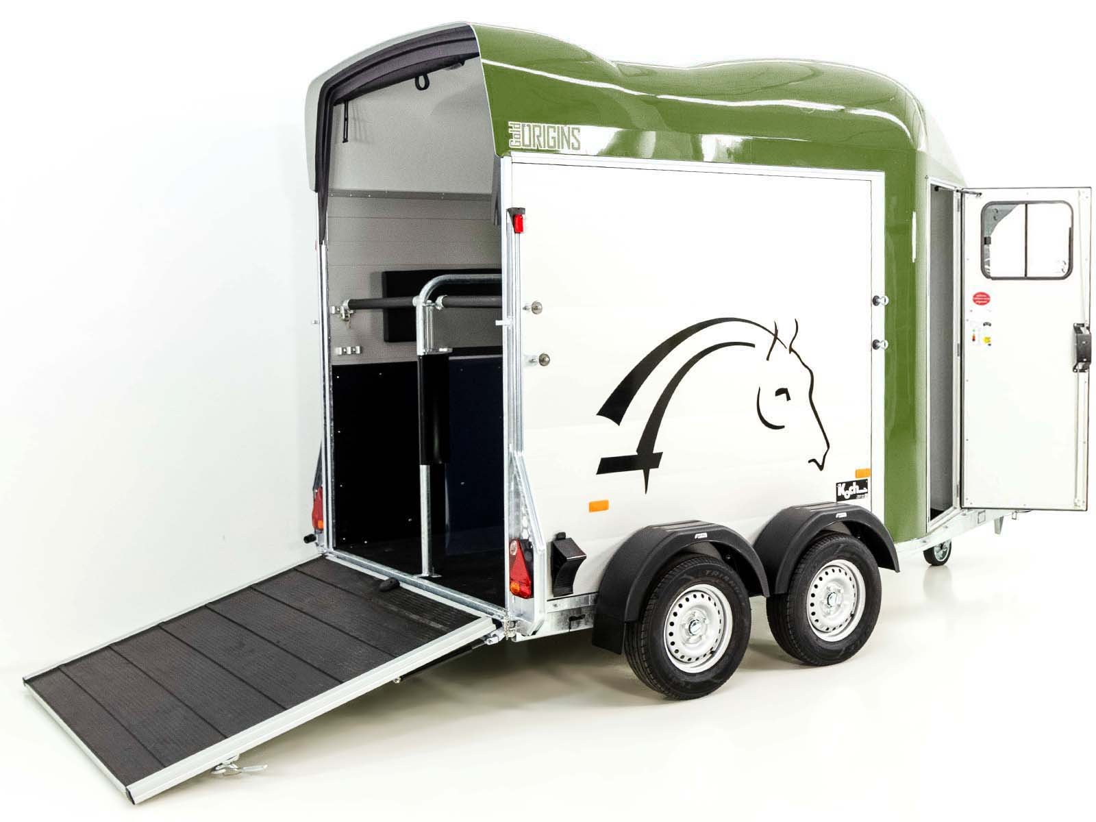 Cheval Liberte Pferdeanhänger GOLD Origins | olivgrün – Bild 2