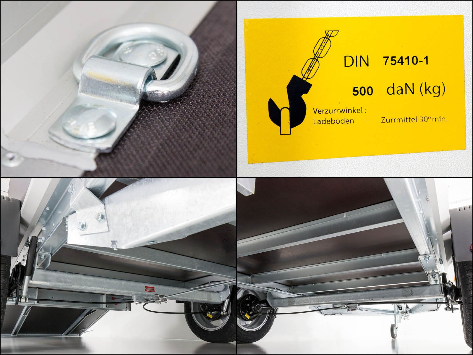 Variant Kofferanhänger Black Edition 148x258cm Höhe: 157cm 1,35t – Bild 2