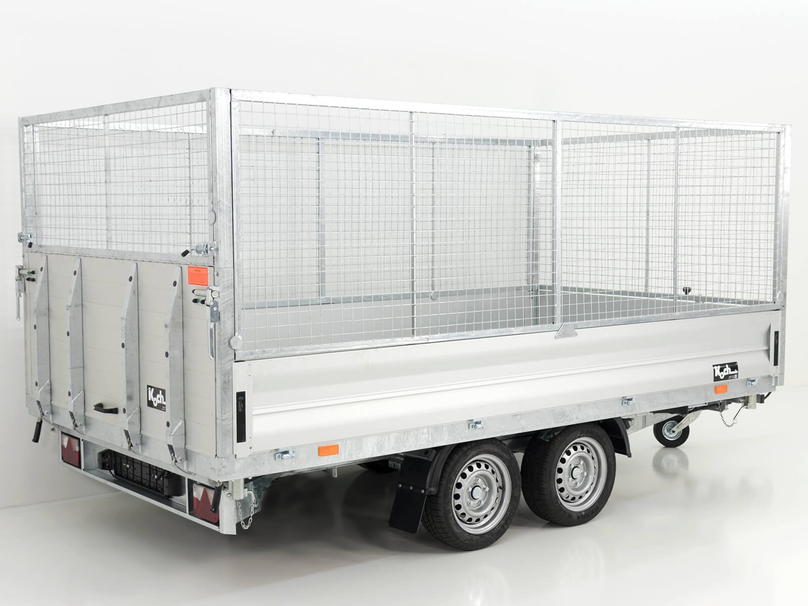 Vezeko Multidreiseitenkipper VMDK35.4 | 210x400cm 3,5t | Ladefläche kippbar | Gitteraufsatz – Bild 10