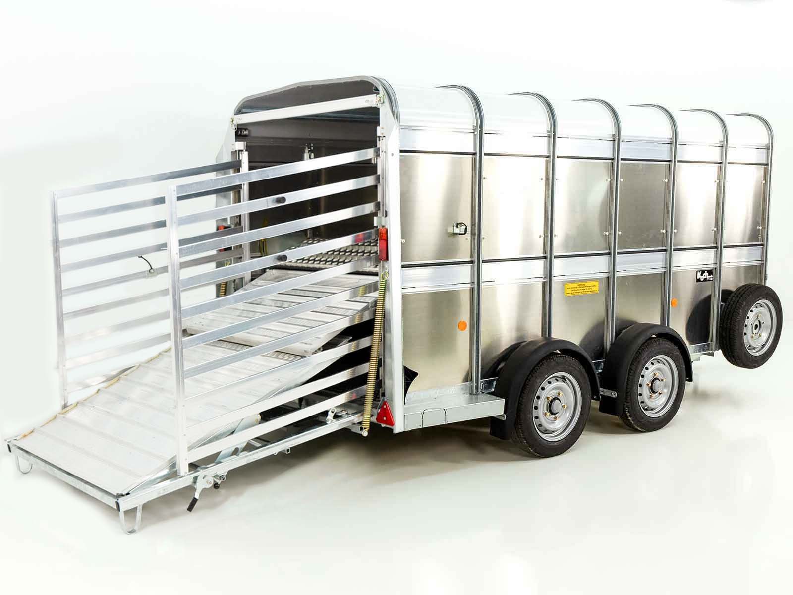 Ifor Williams Viehanhänger TA5 HD 12x6 156x372 cm Höhe: 183 cm 3,5t | Doppelstock – Bild 11
