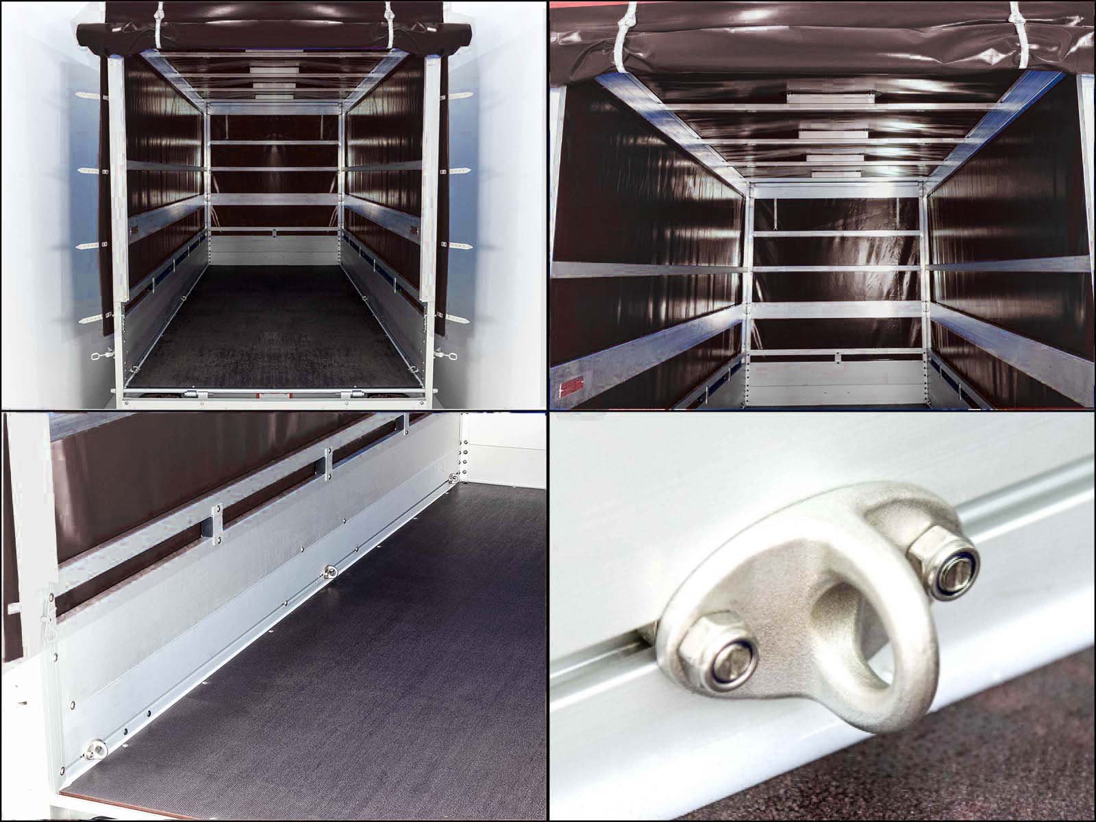 Koch Anhänger mit Plane 150x350cm 2600kg | Typ 8.26 | Hochplane 180cm Schwarz – Bild 7