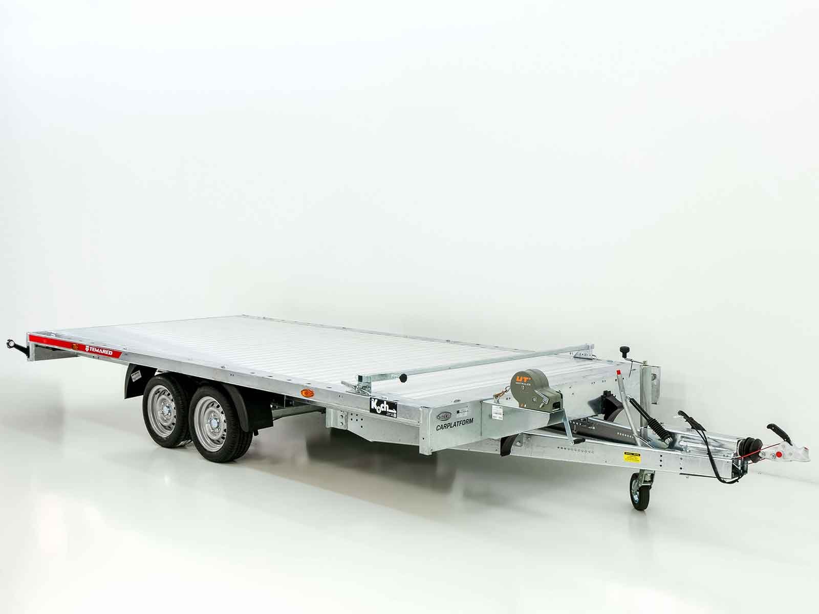 Temared Autotrailer CARLU 4521-S Aluboden 215x449cm 3,5t – Bild 5
