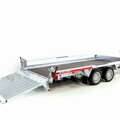 Temared Baumaschinenanhänger Builder 183x400 cm 3,5t | Rampe