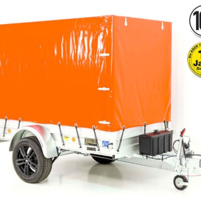 Koch-Anhänger „Edition 35“ 125x250cm 1300kg | Typ 4.13 | Hochplane 160cm – Orange