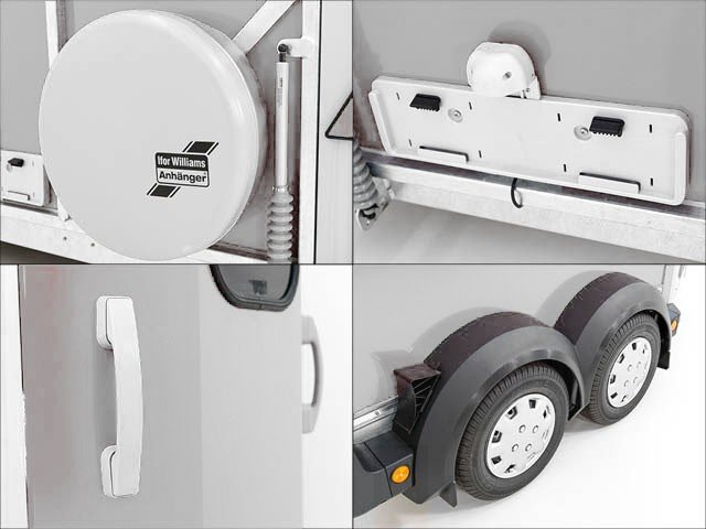 Ifor Williams Pferdeanhänger HB506|Sattelkammer|Silber – Bild 14