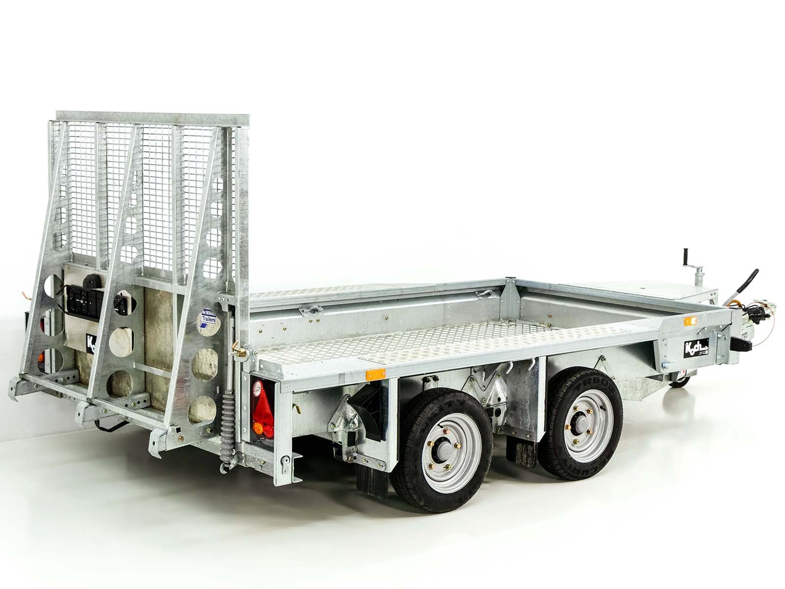 Ifor Williams Baumaschinenanhänger GX105 HD 157x303 3,5t | Alu | Auffahrrampe – Bild 11