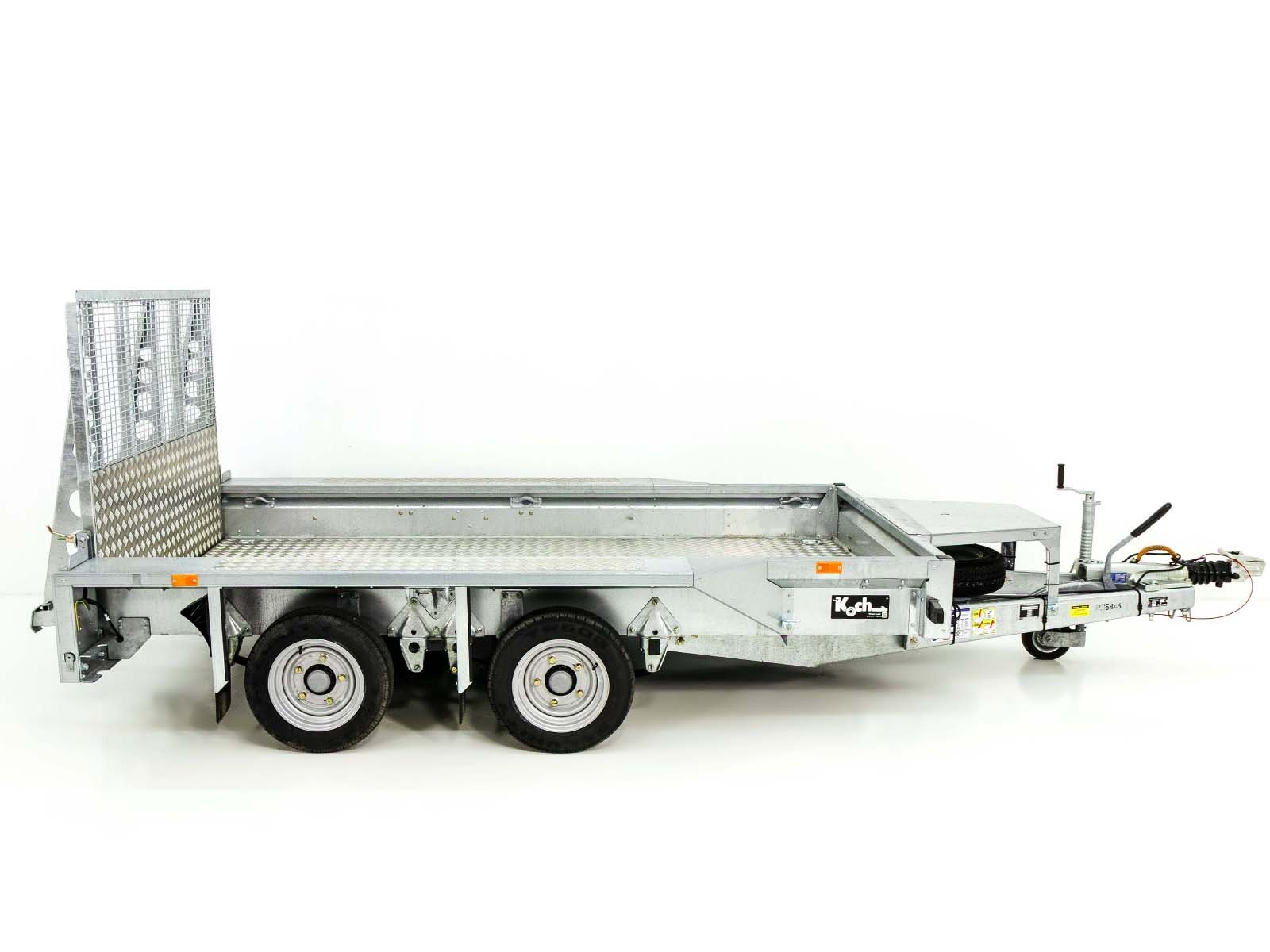 Ifor Williams Baumaschinenanhänger GX105 HD 157x303 3,5t | Alu | Auffahrrampe – Bild 4