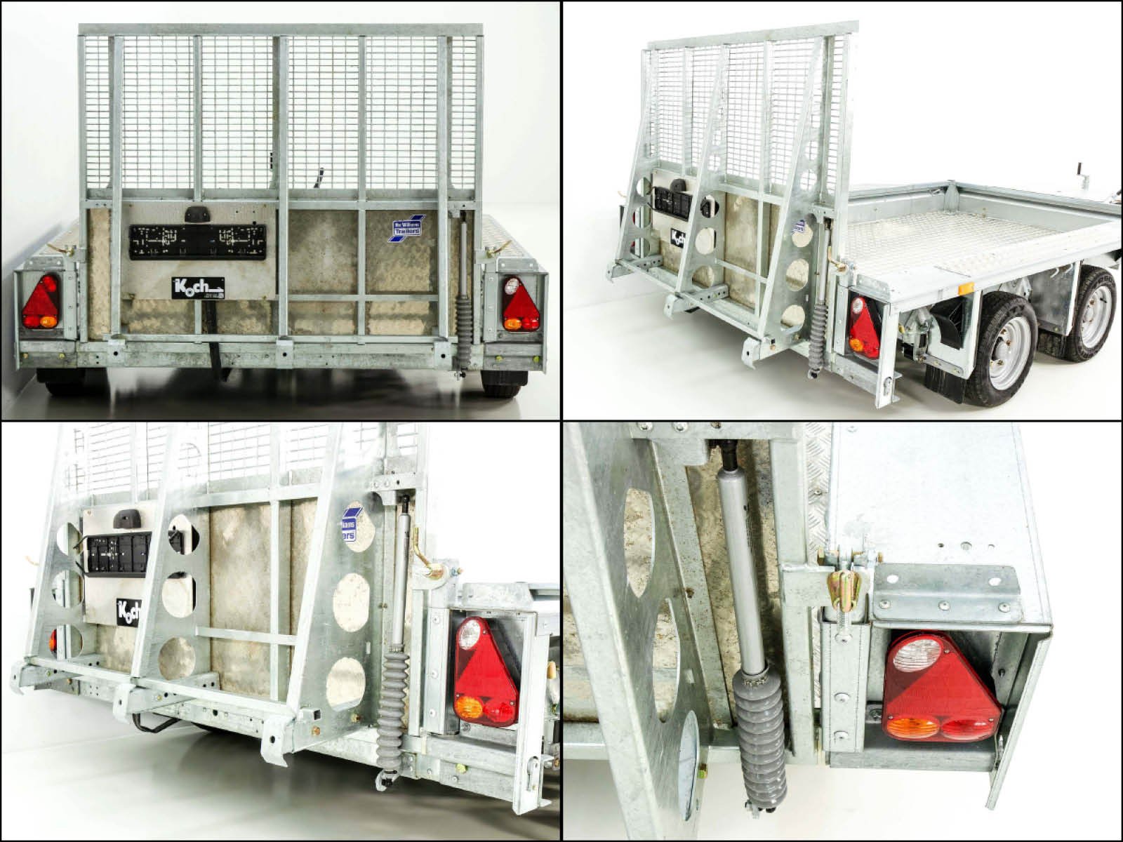 Ifor Williams Baumaschinenanhänger GX105 HD 157x303 3,5t | Alu | Auffahrrampe – Bild 5