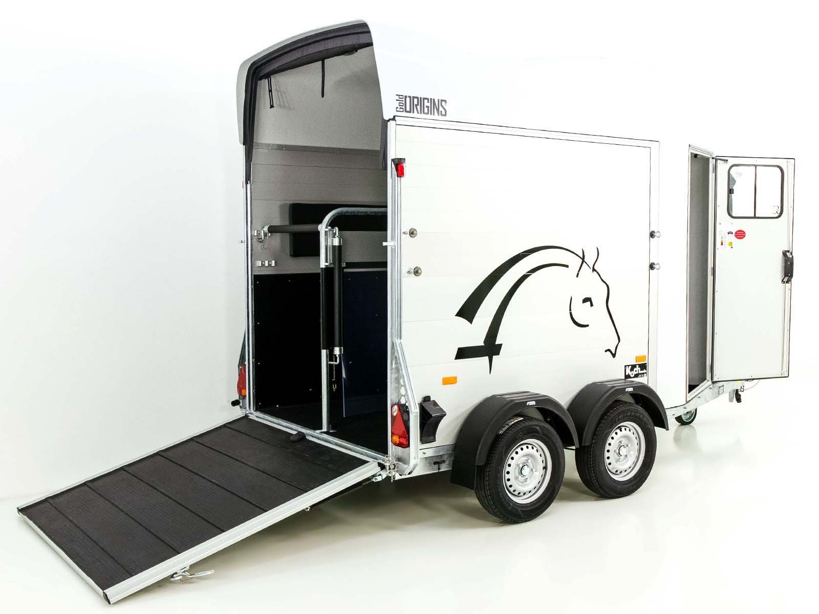 Cheval Liberte Pferdeanhänger GOLD Origins | weiß – Bild 12