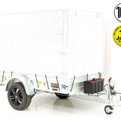 Koch-Anhänger „Edition 35“ 125x250cm 1300kg | Typ 4.13 | Hochplane 160cm – Weiß
