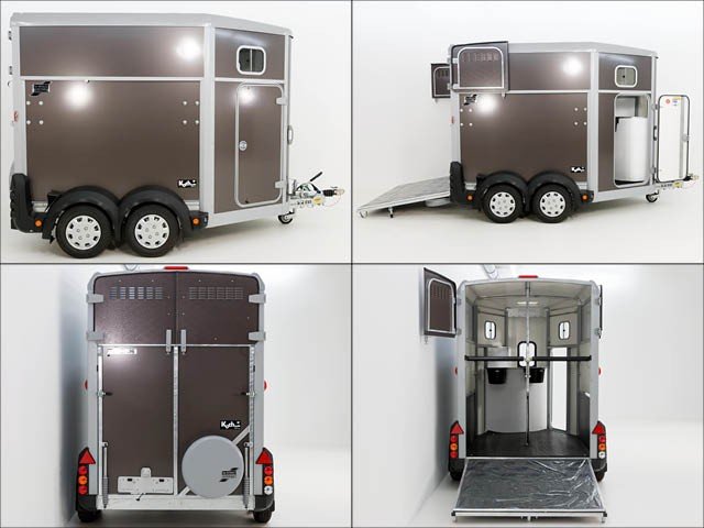Ifor Williams Pferdeanhänger HB506|Sattelkammer|Anthrazit – Bild 3